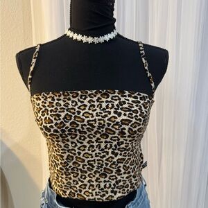 SHEIN Leopard Print Camisole Top